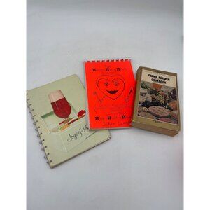 Vintage Cookbook Trio Explore Create & Savor Recipes From Jell-O Fannie Farmer &